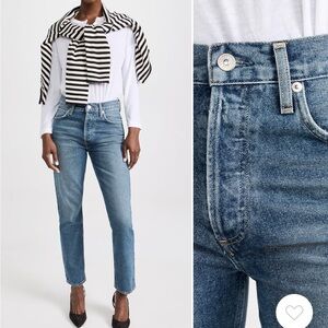 Charlotte High Rise Straight Jeans